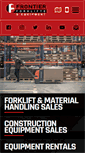 Mobile Screenshot of frontierforklifts.com
